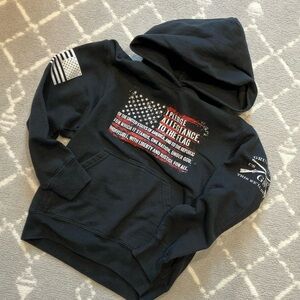 Grunt Styler hooded sweatshirt youth medium